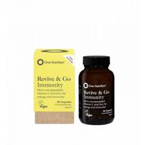 One Nutrition Revive & Go Immunity Itin koncentruotas ir mikrokapsuliuotas vitaminas C, 30 kapsulių