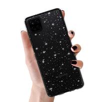 Crystal Glitter dėklas skirtas Samsung Galaxy A12 sidabro spalvos