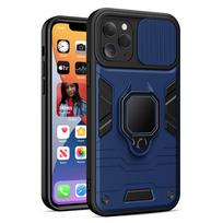Ring Lens dėklas skirtas Apple iPhone 11 Pro mėlynos spalvos