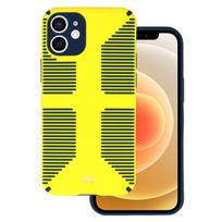 Tel Protect Grip dėklas skirtas Apple iPhone 12 Mini geltonos spalvos