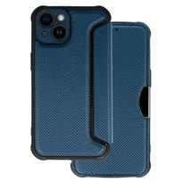 Razor Carbon Book dėklas skirtas Apple iPhone 14 Plus mėlynos spalvos