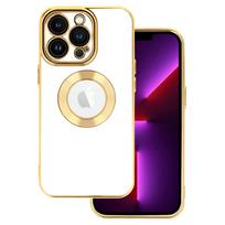 Beauty dėklas skirtas Apple iPhone 14 Pro baltos spalvos