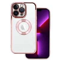 Beauty skaidrus dėklas skirtas Apple iPhone 12 Pro Max rožinės spalvos