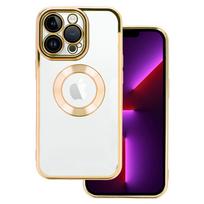 Beauty skaidrus dėklas skirtas Apple iPhone 14 Pro aukso spalvos
