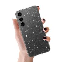 Crystal Glitter dėklas skirtas Samsung Galaxy A14 4G/5G sidabro spalvos