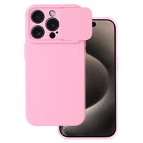 Camshield Soft dėklas skirtas Apple iPhone 15 Pro Light rožinės spalvos
