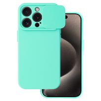 Camshield Soft dėklas skirtas Apple iPhone 15 Pro mėtų spalvos