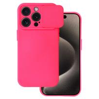 Camshield Soft dėklas skirtas Apple iPhone 15 Pro Max rožinės spalvos