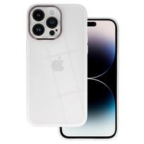 Protective Lens dėklas skirtas Apple iPhone 15 Plus baltas skaidrus