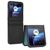 Smart Book MAGNET dėklas skirtas  Motorola RAZR 40 Ultra 5G juodos spalvos