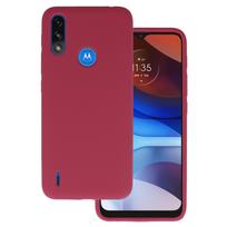 Silikoninis Lite dėklas skirtas Motorola Moto E7 Power/E7i Power burgundy