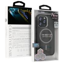 Liavec Smooth Feeling Magsafe dėklas skirtas Apple iPhone 15 Plus juodos spalvos