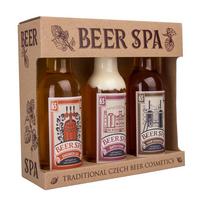Kosmetikos dovanų rinkinys "BEER SPA" (dušo želė 200ml + šampūnas 200ml + vonios putos 200ml)