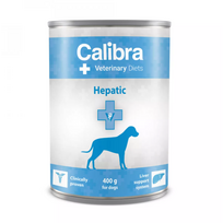 CALIBRA VD Dog Can Hepatic konservai šunims sergantiems kepenų ligomis, 400g