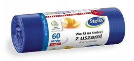 Stella Mėlynos Atliekų Maišai su Rankenomis 60L, 20 vnt.