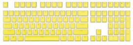 Royal Kludge Pudding PBT Keycaps - (104 vnt., Yellow, PBT, ANSI, UK layout)