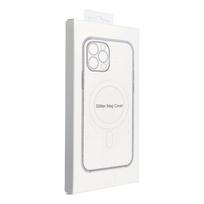 CLEAR MAG COVER case with camera protection compatible with MagSafe for IPHONE 16 PRO, transparent glitter