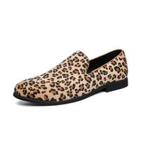2024 Mokasinai Vyriški Batai Leopardiniai Madingi Vyriški Laisvalaikio Batai Patogūs Prekės Ženklo Verslo Važiavimo Vyriški Batai Mokasinai Vyriški Elegantiški Mokasinai 48 leopardas