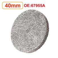 1vnt 40mm plieniniai filtrai 67955A automobilio šildytuvo degiklio ekranas tinklelis, skirtas Webasto Thermo Top E/C/VE Air Top 3500/5000 67955A gray