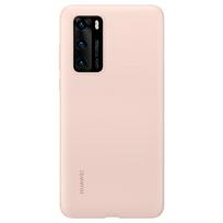 Originalus dėklas skirtas Huawei P40 – Silicone Protective Case (51993729) rožinės spalvos