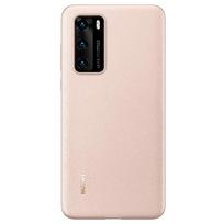 Originalus dėklas skirtas Huawei P40 – PU Protective Cover (51993713) rožinės spalvos