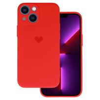 Vennus silikoninis Heart dėklas skirtas Apple iPhone 14 Plus design 1 raudonos spalvos