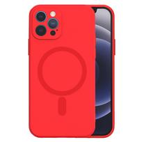 Tel Protect MagSilicone dėklas skirtas Apple iPhone 15 raudonos spalvos