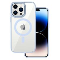 Tel Protect Magnetic Clear dėklas skirtas Apple iPhone 15 Plus žydros spalvos