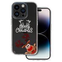 Tel Protect Christmas dėklas skirtas Apple iPhone 13 Pro Max Design 1 Clear