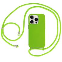 Strap silikoninis dėklas skirtas Apple iPhone 13 Pro Max design 1 žalios spalvos