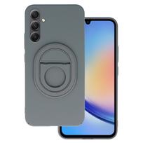 Tel Protect Magnetic Elipse dėklas skirtas Samsung Galaxy A34 5G pilkos spalvos