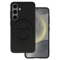 Tel Protect Magnetic Elipse dėklas skirtas Samsung Galaxy S24 Plus juodos spalvos