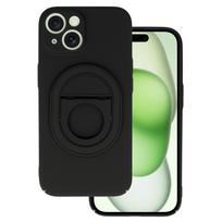 Tel Protect Magnetic Elipse dėklas skirtas Apple iPhone 15 Plus juodos spalvos