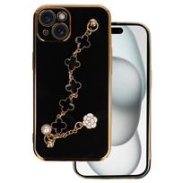 Trend dėklas skirtas Apple iPhone 15 Plus design 3 juodos spalvos