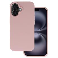Tel Protect silikoninis Premium dėklas telefonui Apple iPhone 16 powder
