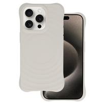 Tel Protect Wave Magsafe dėklas skirtas Apple iPhone 15 Pro Max pilkos spalvos