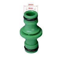 Garden Hose Repair Connector 1/2 3/4 1 In Pipe Transfer Quick Connector Damaged Leaking Adapter 16mm Drip Irrigation Watering žalia