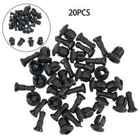 20 vnt. Apdailos spaustukų pakuotė, skirta Blackbird CBR1100XX 97-07, kėbulo dalims, B46, juoda, Pan-European ST 1300, Honda CHINA black