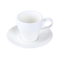 180 ml vientos spalvos keramikinis puodelis su lėkštute Amerikietiškas prašmatnus latte kavos puodelis ir lėkštutė Rinkinys Paprastas namų biuro gėrimo rinkinys 101-200ml