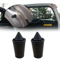2 vnt galinių durelių guminė stabdymo pagalvėlė 90541-09108, skirta Toyota, skirta Rav4 08-12 stabdymo pagalvėlė Galinių durų amortizatorius automobilių priedai juoda