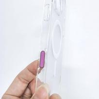 Camera Control active button fit for IPHONE 16 series case, drop glue/clear Mag Cover, blue