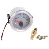 2'' 52mm Automobilio Elektrinis Skaitmeninis Vandens Temperatūros Matuoklis Naujas balta