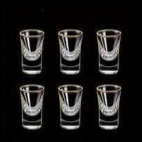 6 vnt. 15 ml mini šotų stikliukai barui, užeigai, klubui, restoranui ir namų naudojimui  Stiklinė, puodelis Fine Glass Aukštos kokybės vyno indų rinkinys <50ml gryna