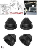 4x Automobilio Guminis Oro Filtro Korpuso Sandariklis Variklio Dangčio Buferis 07C133588 07C133588P Skirtas A1 -A3 Q3 Skirtas GOLF Skirtas PASSAT CHINA