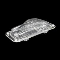 3D Automobilio formos šokolado forma „Pasidaryk pats“ Rankų darbo Tortas Saldainiai Plastikinis Transporto priemonės Šokolado gaminimo įrankis Torto dekoravimo formelės Kepimo forma rožinė