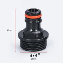 S60 Stambaus sriegio IBC konteinerio čiaupo jungtis 1/2  3/4'' Vandens jungties adapteris Vandens rezervuaro jungtis Sodo atsarginis ventilis Maišytuvas