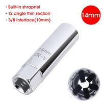 Universalus žvakės lizdo raktas uždegimo žvakei 3/8 magnetinis 14/16mm žvakės išėmimui automatiniai remonto įrankiai