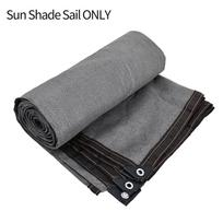 Lauko skėčiai nuo saulės HDPE SunShelter baseino markizės danga stovyklavietės terasos šešėliai Audiniai pavėsinė nuo saulės tinklelio šilumos izoliacija 1x2M pilka