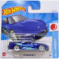Hot Wheels Mainline Modeliukas 95 Mazda RX-7 blue