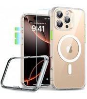 Skaidrus dėklas + apsauginis stiklas Apple iPhone 16 Pro Max telefonui "ESR Pro Set Halolock MAG"